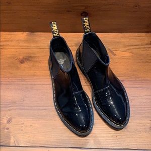 Like new patent leather Doc Marten ankle boots